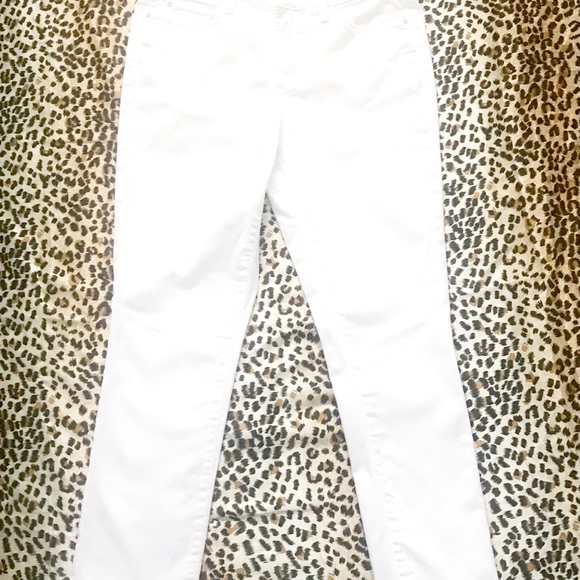 NYDJ Alina White Jeans Size 8 - Picture 1 of 9